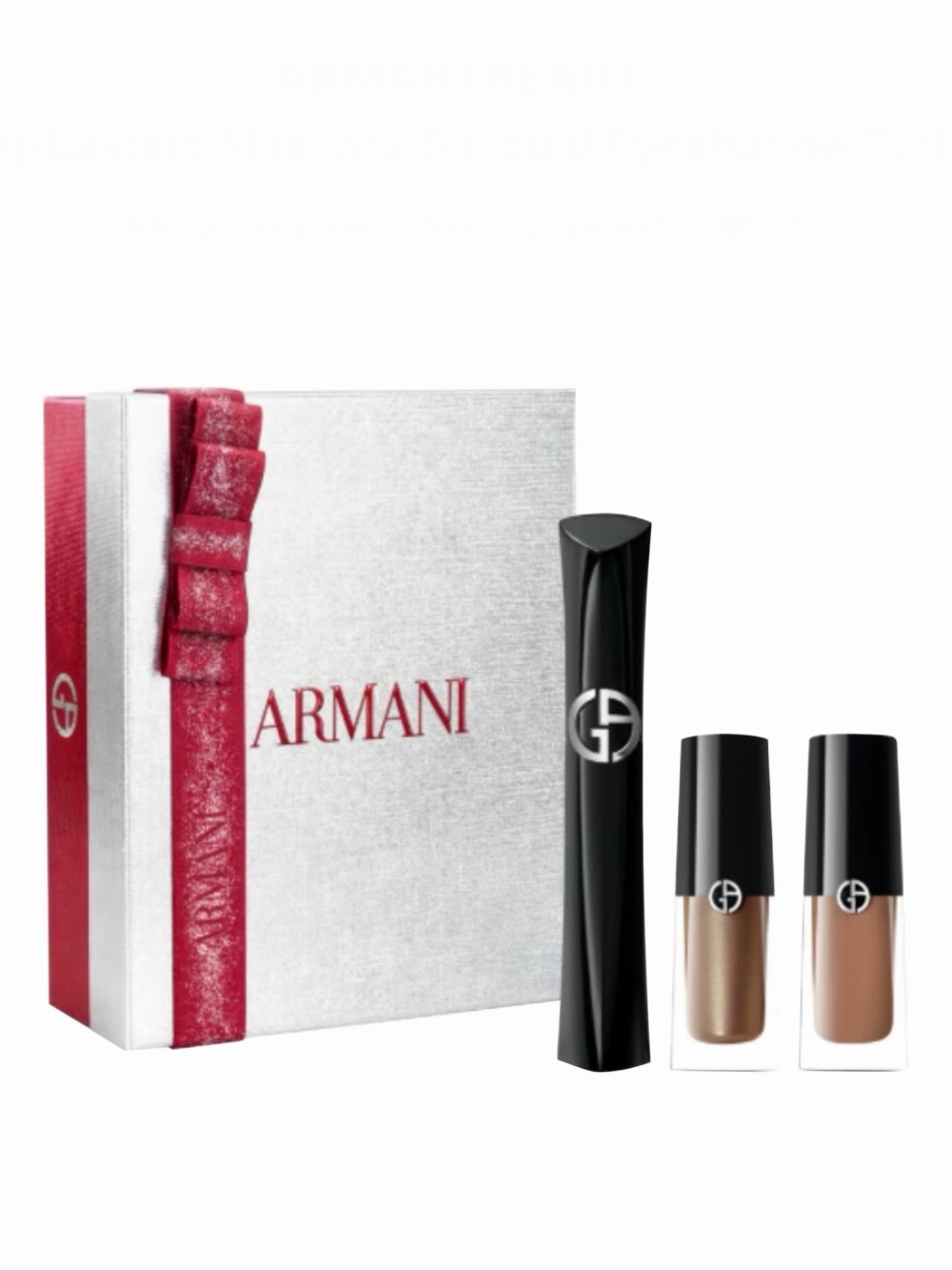 Armani Beauty Gift Set - 2x EyeTint & 1x mascara